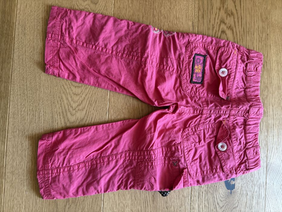 spodnie jak nowe 74 różowe Mariquita