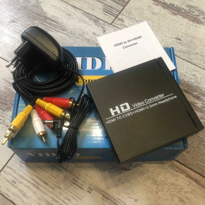 Hdmi в Av, Rca, Hdmi, 1080P конвертер, преобразователь