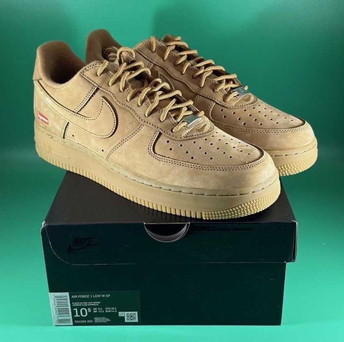 Nike_Air_Force_1_Low_SP_x_Supreme_Wheat R.40.5