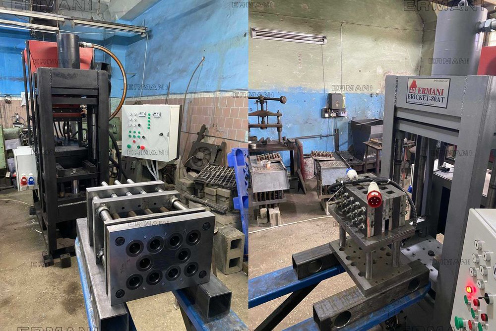 Bricket-80AT - пресс для производства технопланктона и макухи