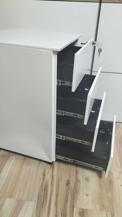 Szafka na dokumenty, pod drukarkę zamykana 4 szuflady