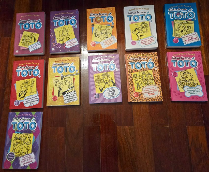 Livros - O Diário de uma Tótó - 11 Livros