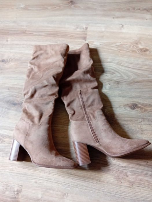 Kozaki rozmiar  41 eko zamsz