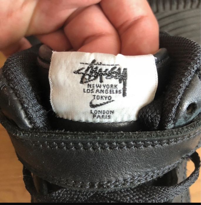 Nike Air Force 1 Mid Stussy Black White