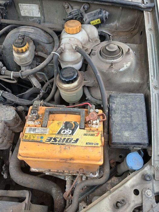 Ланос після ДТП на газу.