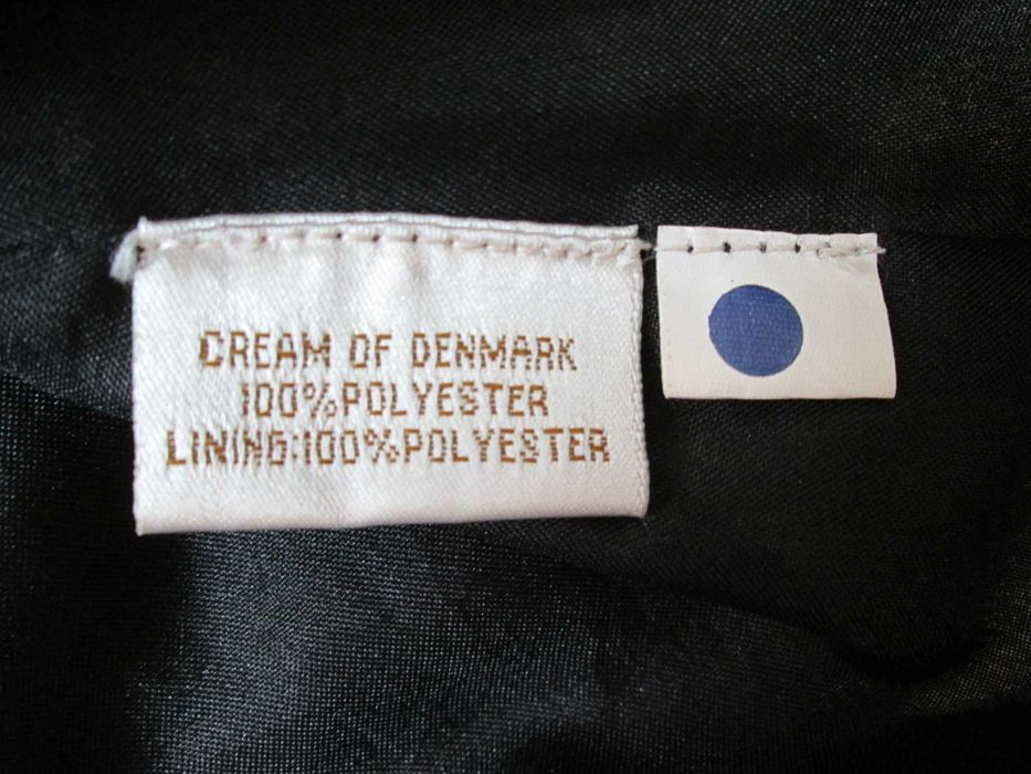 Cream długa czarna rozkloszowana spódnica spódniczka złote cekiny 38 M