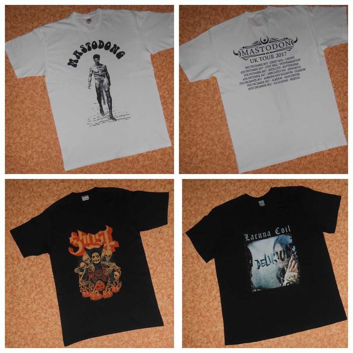 Футболки Rock Ghost Metallica Deftones Korn Lacuna coil Rammstein ін.