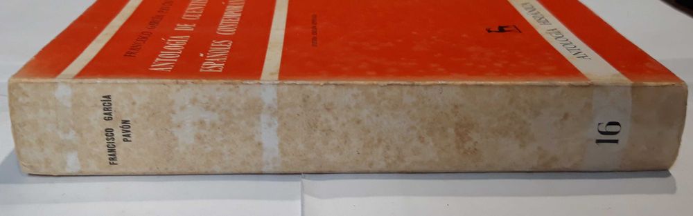 Livro - Ref CxC - Antología de Cuentistas Españoles Contemporáneos