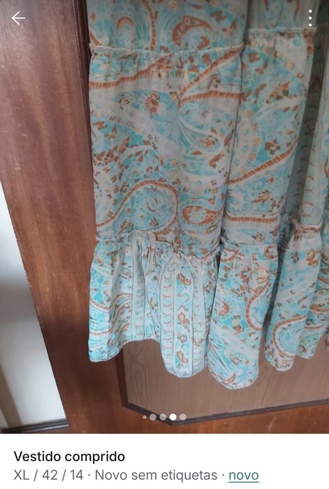 Vestido comprido muito fresquinho
