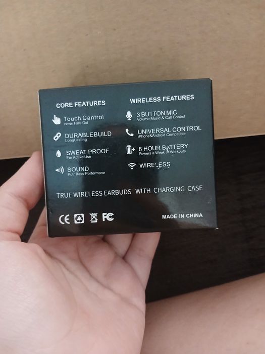 Auriculares Sem Fios i12 TWS Bluetooth Brancos (Novos)