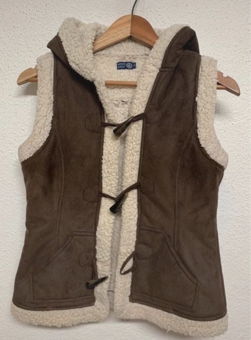 Colete de pelo da natura