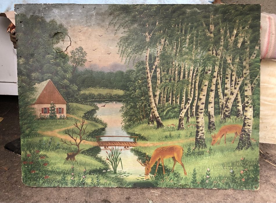 Старі речі (серпи, картини, рубанки, рамки і т.п.)