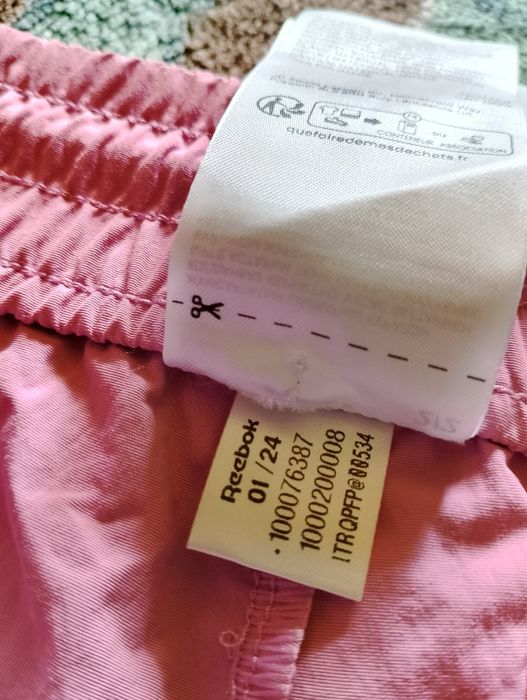 Różowe Męskie Spodenki Szorty Plażowe Kąpielowe Reebok