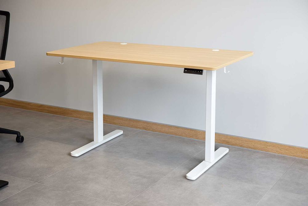 NOWE Biurko Elektryczne Regulowane 120x60cm Podnoszone Do Biura 72-118