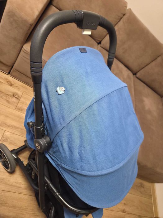 Візочок Cybex Eezy S+2 Navy Blue з дощовиком і підстаканником, б/в