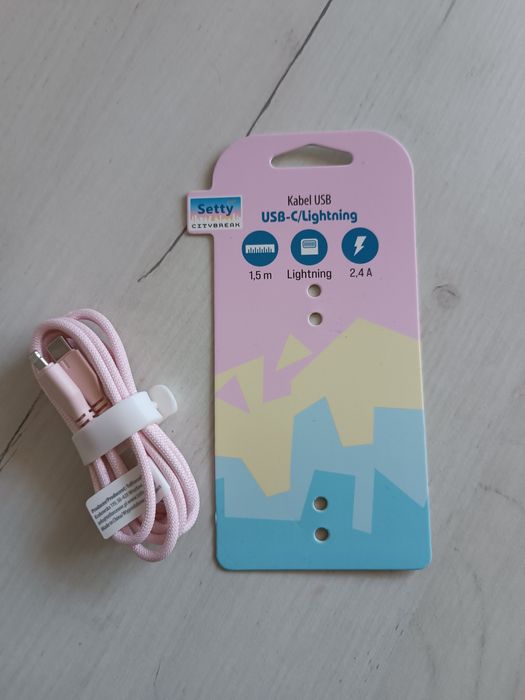 Kabel USB C - Lightning nowy
