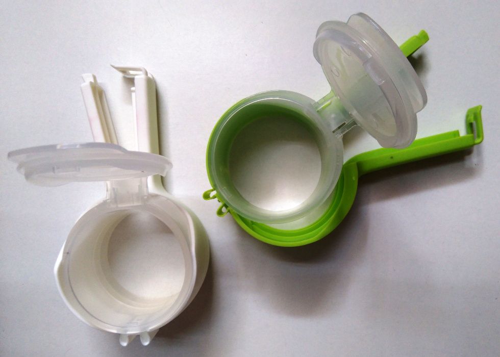 Mola, clipe com copo para sacos de embalagens