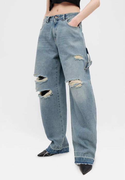 DARKPARK Blue Audrey Barrel Leg Carpenter Jeans джинси жіночі