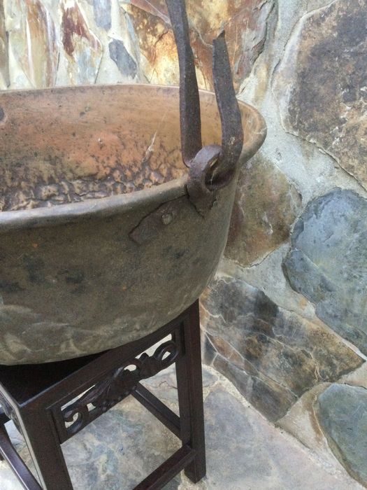 Tacho em latão séc XIX 49 centímetros