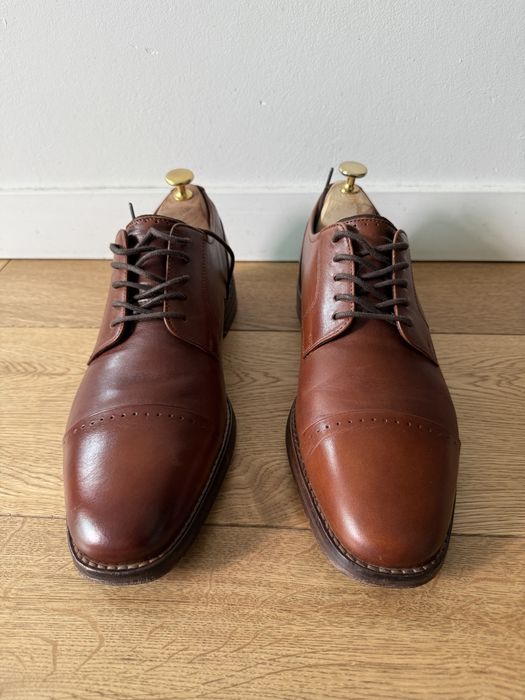 buty skórzane, Oxford shoes Cole Haan Giraldo, 44, cap toe