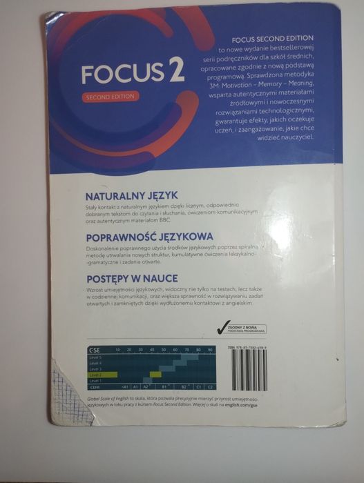 Książka do Języka angielskiego FOCUS 2  A2+B1