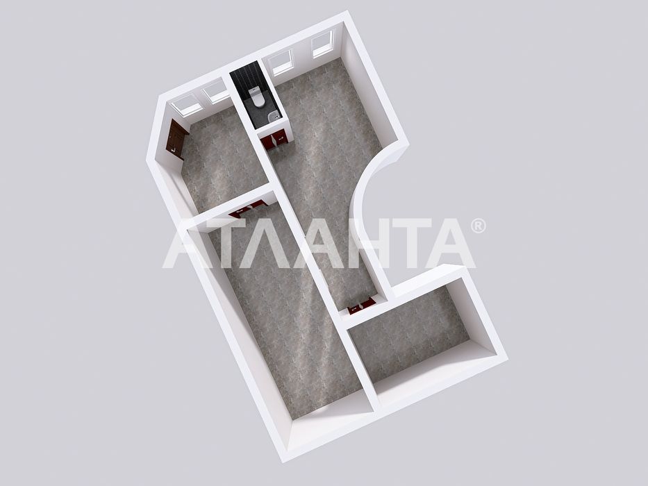 Двухкомнатная квартира в самом центре Одессы, Греческая/Афины