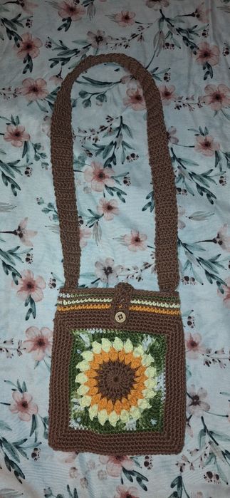 Bolsa  square, croche