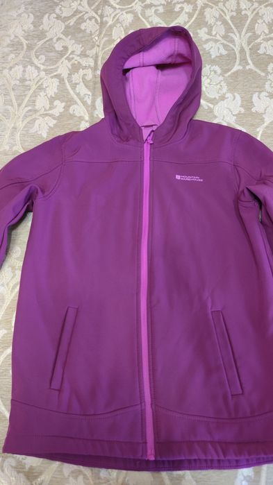 Куртка-ветрівка софтшел на дівчинку Mountain warehouse