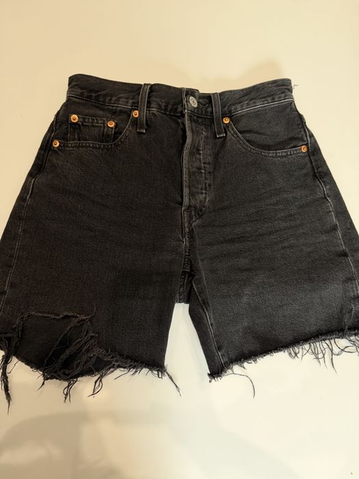 Шорти джинсові чорні Levis 501, розмір 34(xs)