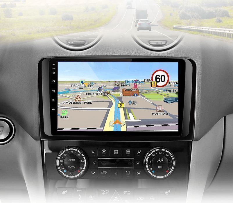 Radio Android 9” CarPlay Android Auto – Mercedes ML W164 GL X164 PL