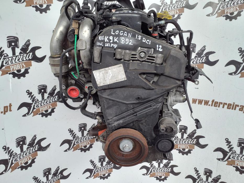Motor Dacia Logan 1.5 Dci Ref:  K9K892