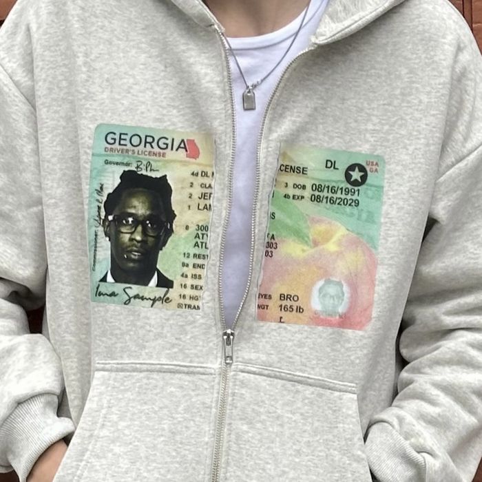 Оверсайз зіп-худі Young Thug Edition by RAWHSTL