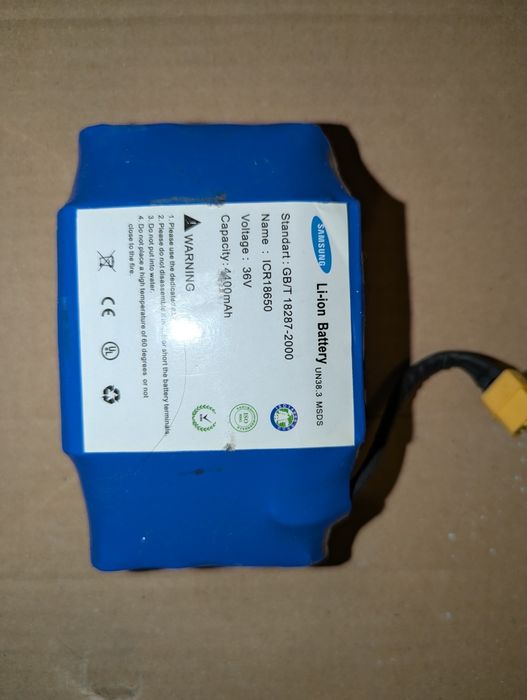 Bateria 36V 4,4 Ah hoverboard