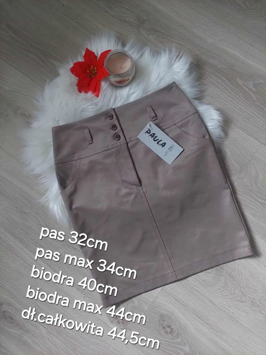 Elegancka spodniczka mini   rozm. 38