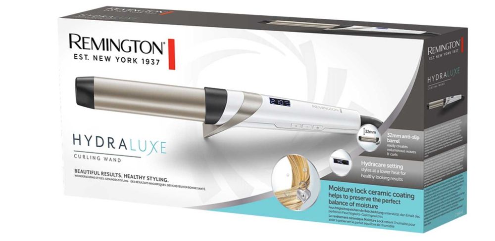 Lokówka Remington Hydraluxe Curling wand CI89H1+Gratis