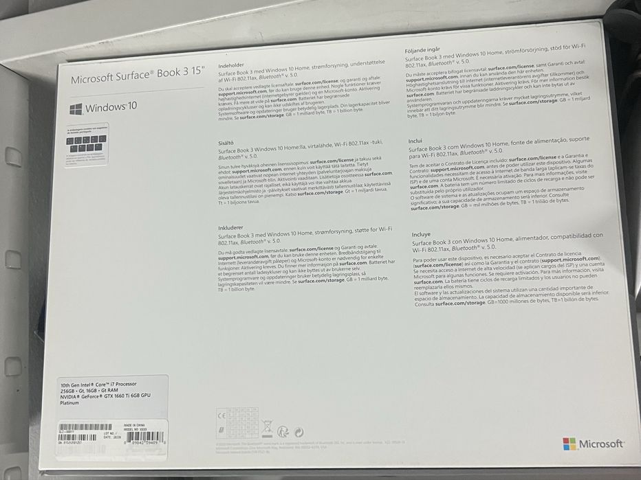 Microsoft Surface Book 3430092963881297926