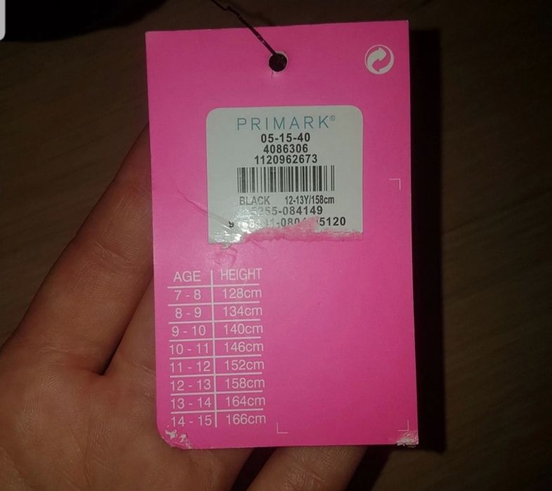 Leginsy czarne primark