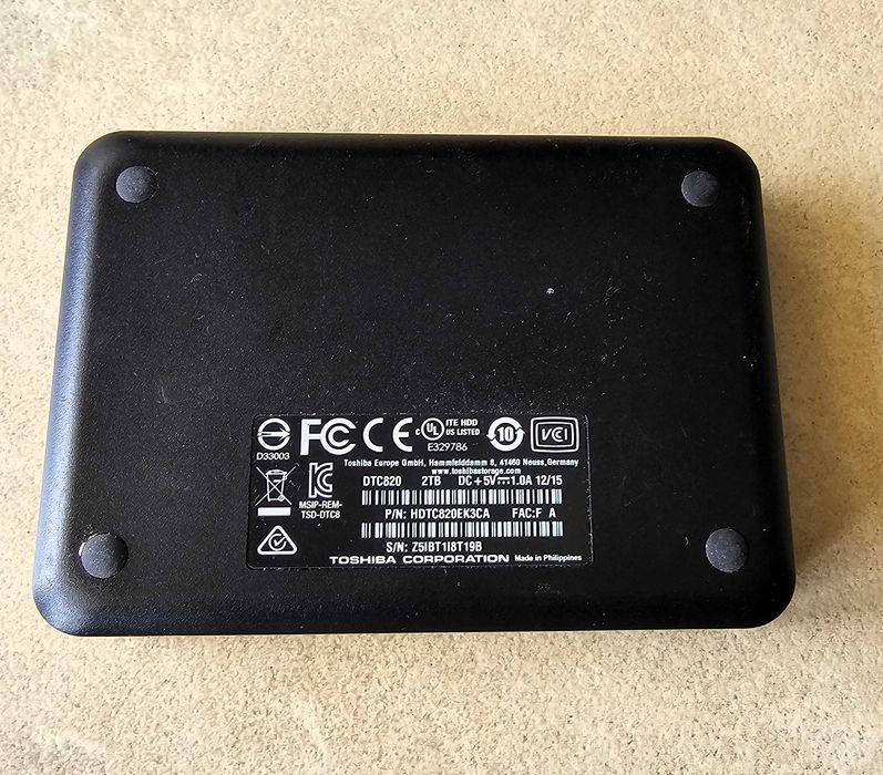 Toshiba Canvio Connect II 2TB DTC820