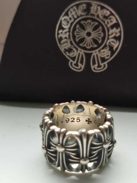Pierscionek Srebro chrome hearts Silver ring