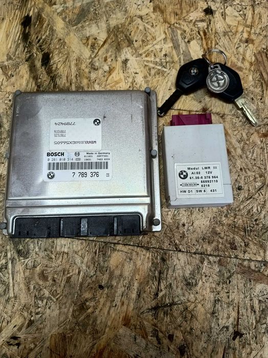 zestaw startowy bmw e39 m57 530d 525d ews sterownik silnika