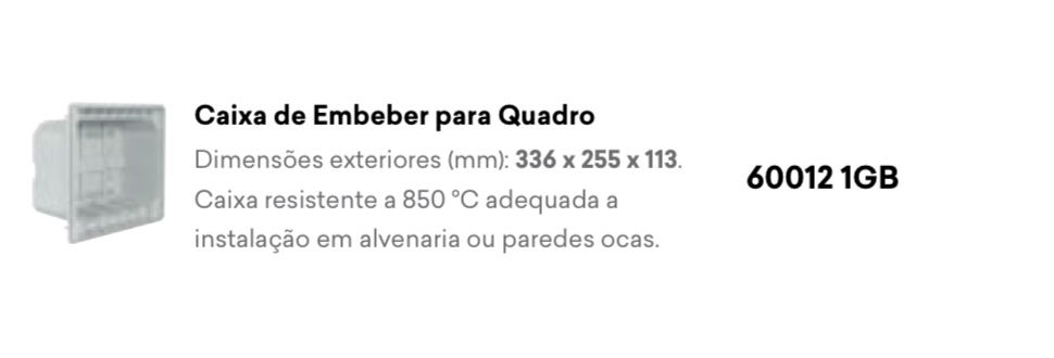 Caixa Embutir Quadro Elétrico 12M