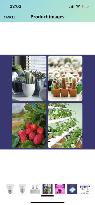 Светодиодная фитолампа фитосветильник 15W E27 LED Grow light