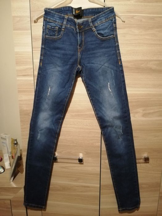 Spodnie rurki jeansowe