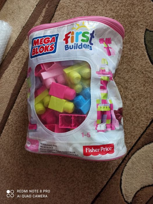 Mega Bloks Klocki 80 elementów Torba First Builders CYP72