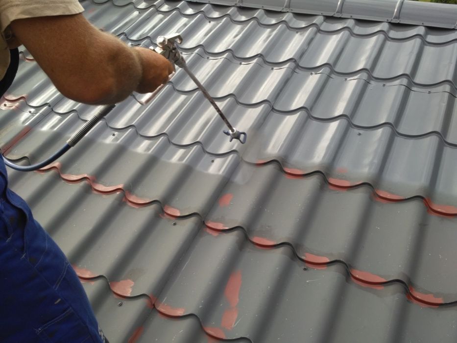 Malowanie dachów, czyszczenie dachówki, malowanie dachów z blachy