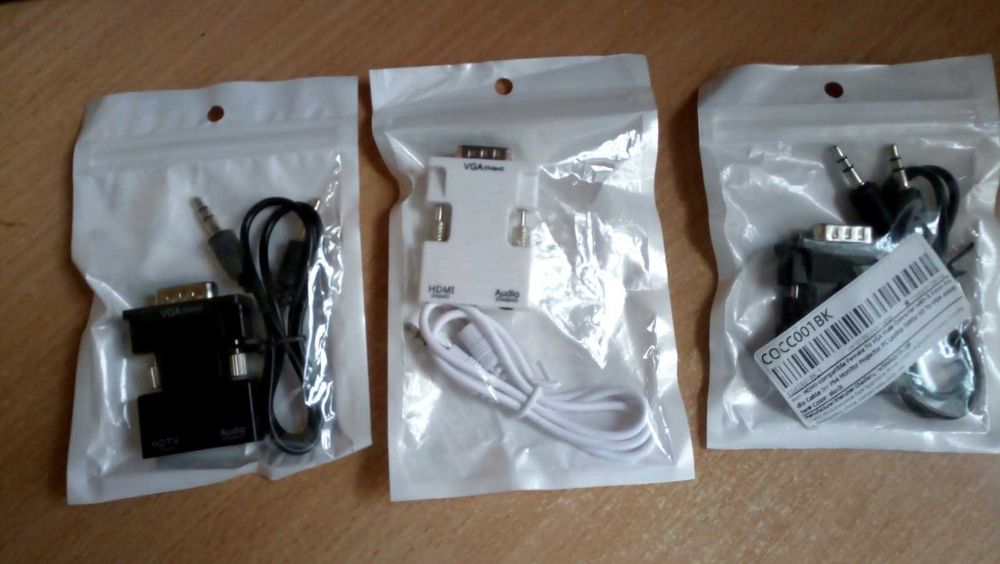 HDMI-VGA +audio выход