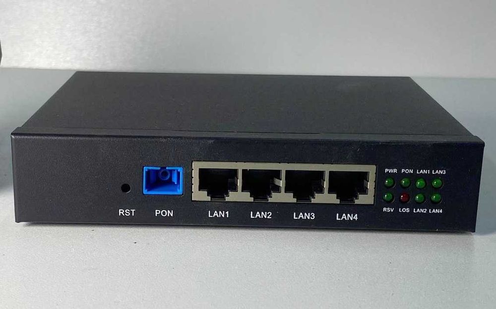 onu xPON 4POE 48v з блоком живлення POE 48v 0,5A