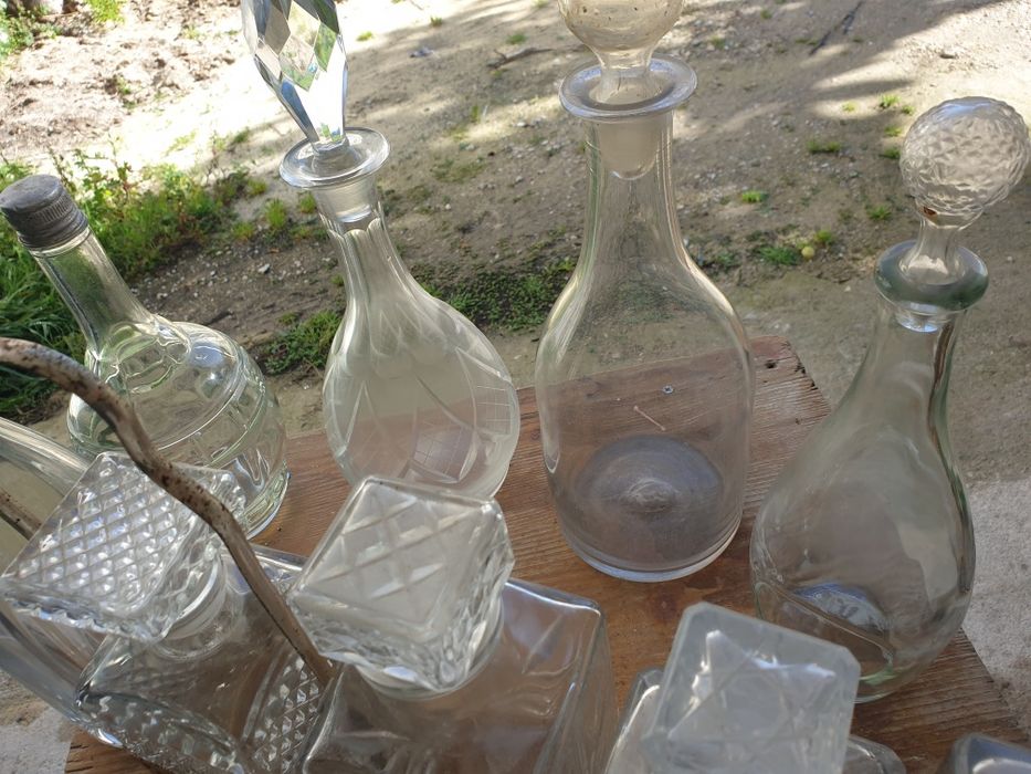 Garrafas antigas licorosas