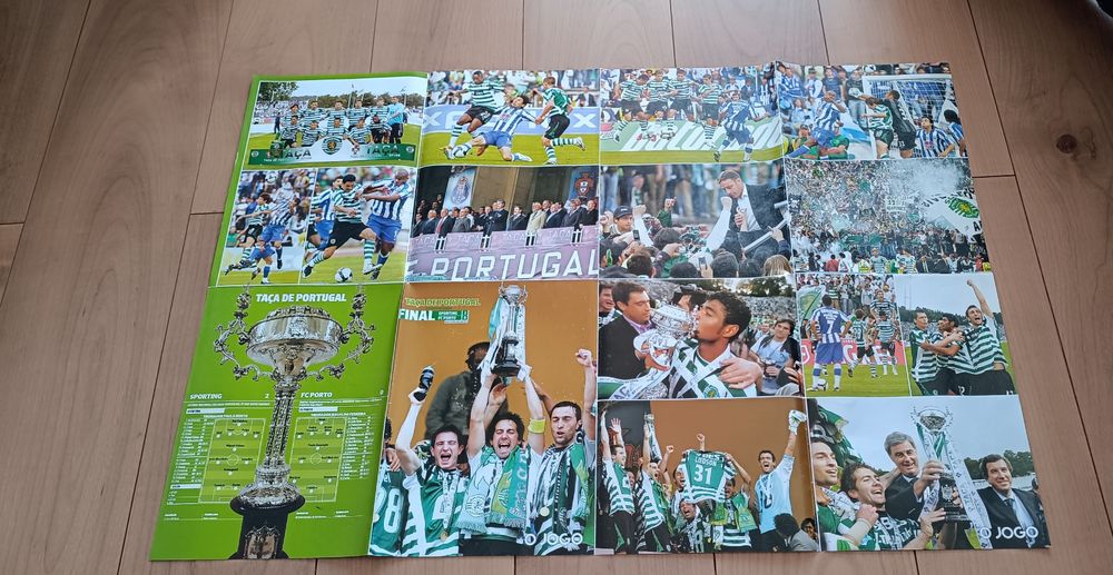 Pack Sporting: 1 Poster, 1 caneta original, 2 equipamentos e cartão ho