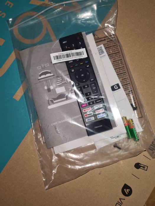 !Avariado! televisão hisense 50" 50A6BG